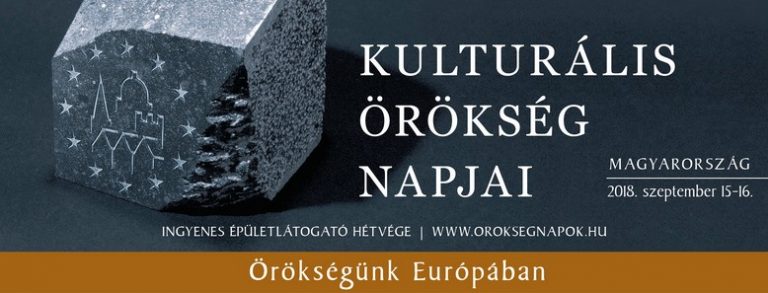 Kulturális Örökség Napjai 2018.