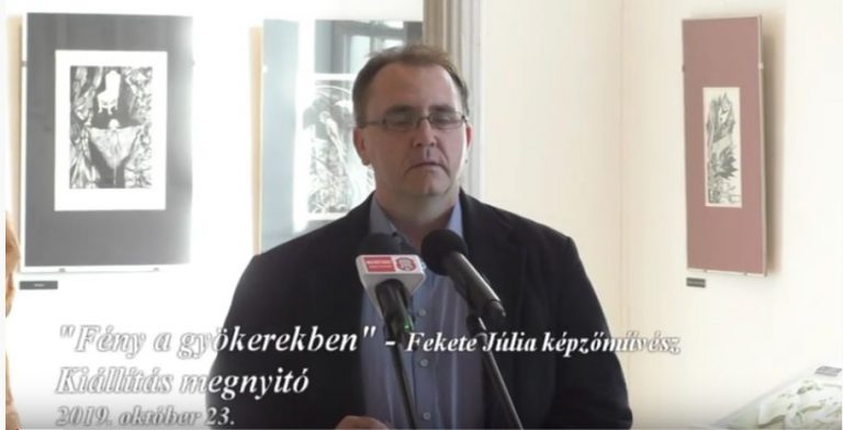 Fekete Júlia - Kiállítás megnyitó 2019 10 23